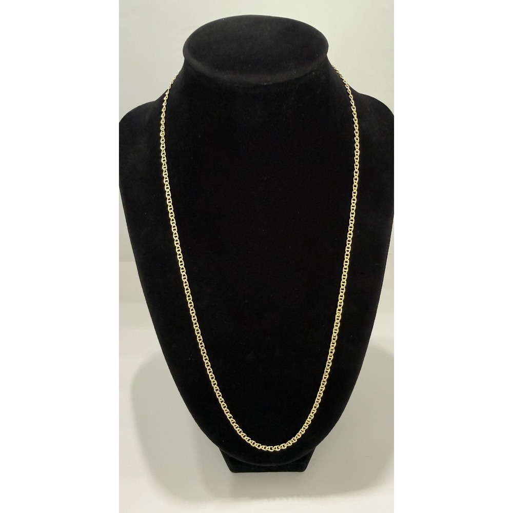 14k yellow gold filled mariner necklace 2.5 mm 22inch